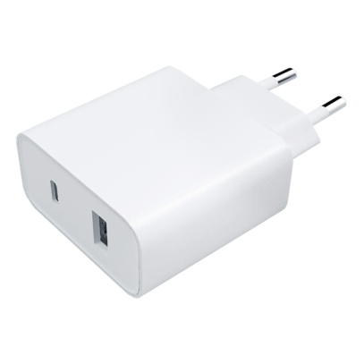 Зарядное устройство Xiaomi Mi 33Вт Wall Charger USB-A + USB Type-C BHR4996GL (AD332EU) Белый