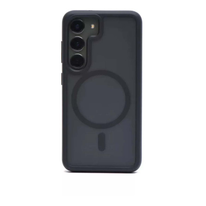 Чехол для Samsung Galaxy S25 c MagSafe Silicone Case Black, чёрный