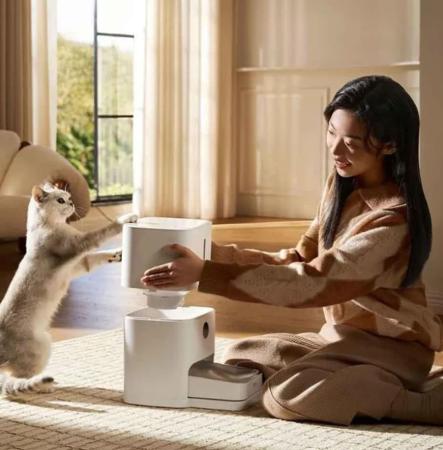 Умная автоматическая кормушка Xiaomi Mijia Smart Pet Feeder 2 (MJWSQ02) Белый