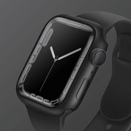 Чехол со стеклом для Apple Watch 7 41 мм UNIQ Legion (41MM-LEGNBLK) Черный