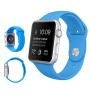 Силиконовый ремешок для Apple Watch 38/40 мм Blue, голубой