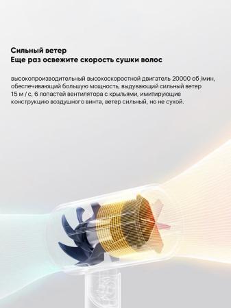 Фен Xiaomi Mijia H101 Anion портативный складной (CMJ04LXW) Белый