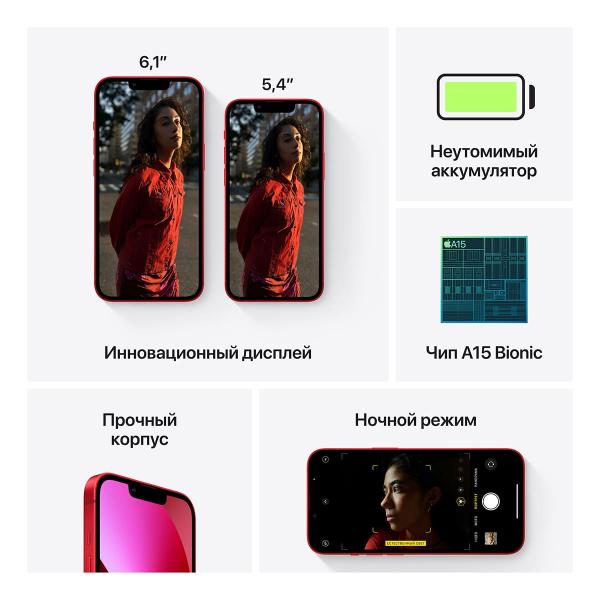Apple iPhone 13 256Gb (PRODUCT)RED™, красный