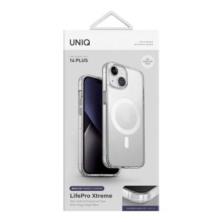 Чехол для iPhone 14 Plus с MagSafe UNIQ Lifepro Xtreme AF (IP6.7M(2022)-LXAFMCLR) Прозрачный