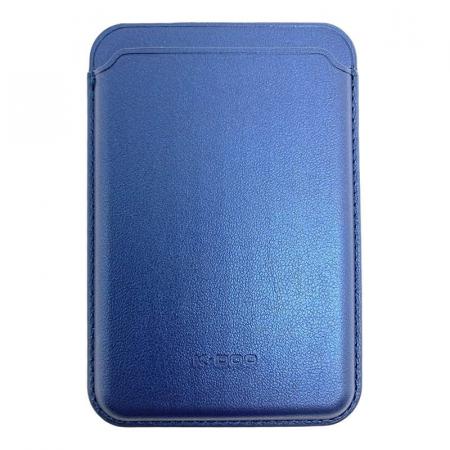 Картхолдер для iPhone K-DOO Leather Wallet MagSafe Синий