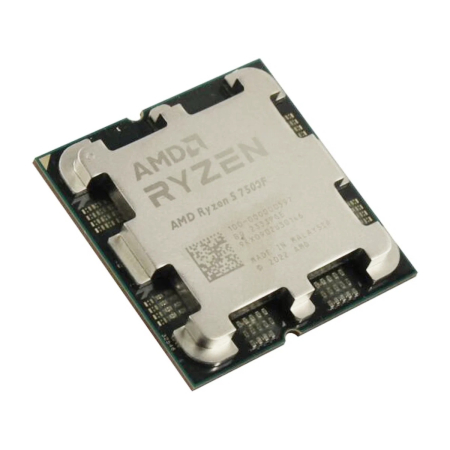 Процессор AMD Ryzen 5 7500F, 3.70 ГГц (Turbo 5.00 ГГц), AM5, OEM (100-000000597)