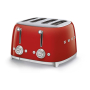 Тостер на 4 ломтика SMEG 50s style (TSF03RDEU) Красный
