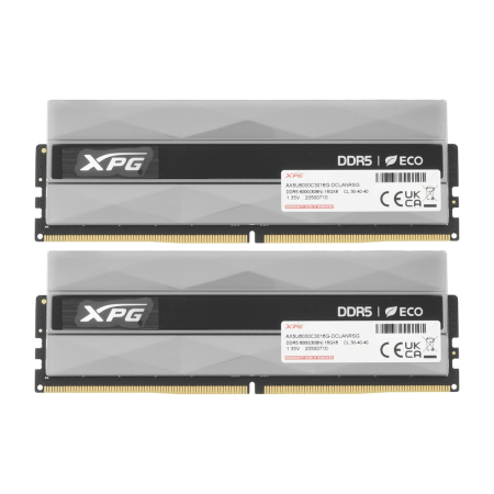 Оперативная память ADATA (AX5U6000C3016G DCLANRSG) DDR5 32GB 6000MHz CL30 UDIMM 2x16GB RGB