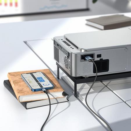 Кабель hoco. Lightning на HDMI, 2 м (UA15) Черный