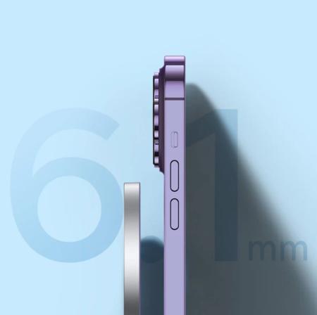 Беспроводное зарядное устройство Baseus Simple Mini3 Magnetic Wireless Charger 15W CCJJ040012 (BS-W529) White, белый