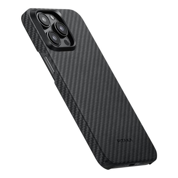 Чехол для iPhone 15 Pro Pitaka MagEZ Case 4 (KI1501P) Чёрно-серый