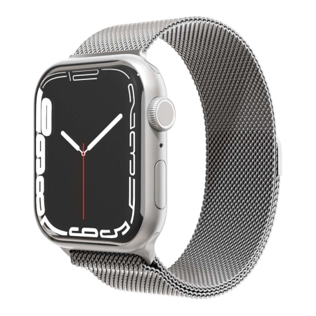 Ремешок для Apple Watch 42/44/45 mm из нержавеющей стали VLP Серебристый