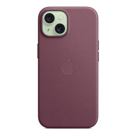 Чехол FineWoven Case для Apple iPhone 15 с MagSafe Mulberry, фиолетовый