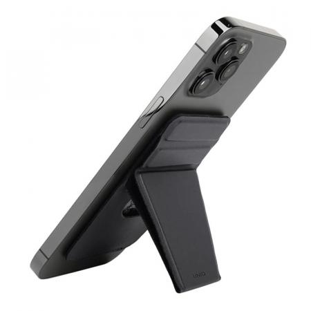 Магнитный картхолдер с функцией стенда UNIQ LYFT Magnetic (MGSNAPONCH-LYFTBLK) Чёрный