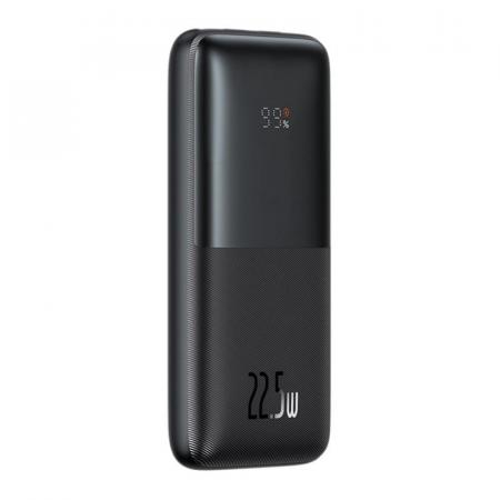 Внешний аккумулятор Baseus 10000mAh Bipow Pro Digital Display Fast Charge 22.5Вт с кабелем USB - Type-C PPBD2-1022 (PPBD040001) Чёрный