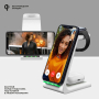 Зарядная станция Deppa 3в1 Charging Stand Twin (24015) White, белый