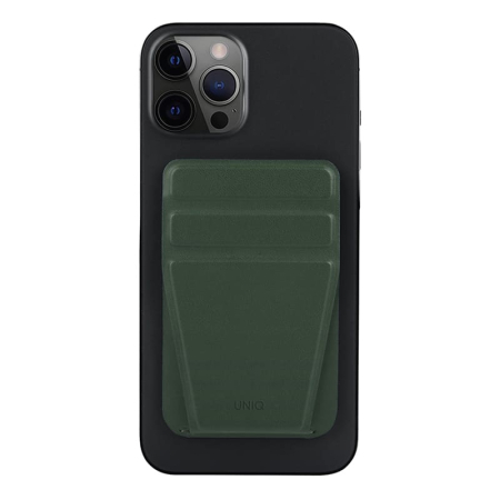 Магнитный картхолдер с функцией стенда UNIQ LYFT MagSafe (MGSNAPONCH-LYFTGRN) Зелёный