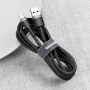 USB кабель Baseus Cafule Cable разъем Type-C (CATKLF-BG1) Черный