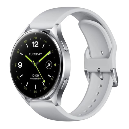 Смарт часы Xiaomi Watch 2 Silver Case with Gray TPU Strap Серебристый