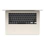 Apple MacBook Air 15" (M3, 8C CPU, 10C GPU, 2024) 8/512Gb SSD (MRYT3) Starlight, «сияющая звезда»