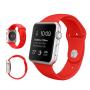 Силиконовый ремешок для Apple Watch 42/44 мм Red, красный