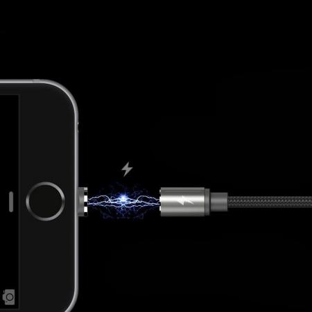 USB кабель REMAX Magnet Cable Gravity Series разъем Lightning (RC-095i) Серый